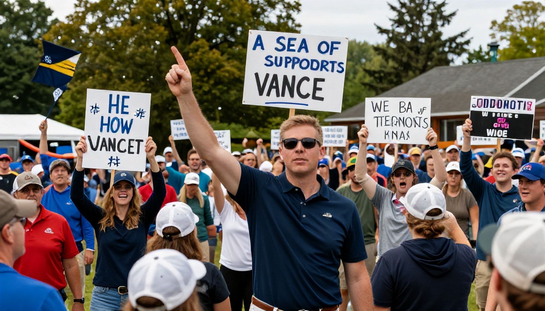 A Sea of Supporters in Vermont