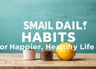 10 Tiny Daily Habits for a Happier, Healthier Life 10 Small Daily Habits for a Happier, Healthier Life